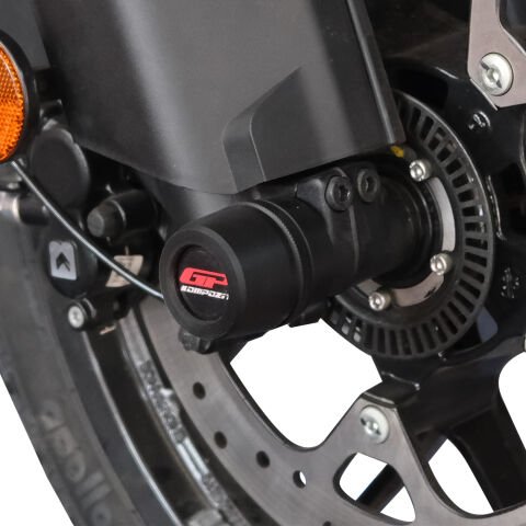 GP Kompozit KTM 390 Adventure X 2025-2026 Uyumlu Aks Koruma Takozu Seti Siyah