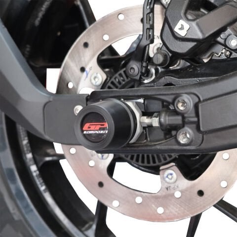 GP Kompozit KTM 390 Adventure X 2025 Uyumlu Aks Koruma Takozu Seti Siyah
