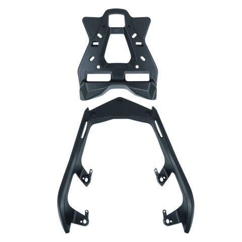 GP Kompozit Yamaha XMAX 250-400 2018-2026 Uyumlu Modüler Motosiklet Arka Çanta Demiri Siyah