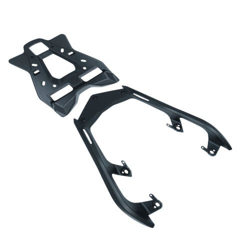 GP Kompozit Yamaha XMAX 250-400 2018-2026 Uyumlu Modüler Motosiklet Arka Çanta Demiri Siyah