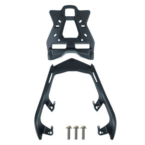 GP Kompozit Yamaha XMAX 250-400 2018-2026 Uyumlu Modüler Motosiklet Arka Çanta Demiri Siyah