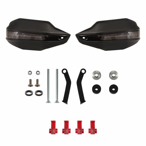 GP Kompozit Honda CB750 Hornet 2023-2024 Uyumlu Led Sinyalli Elcik Koruma Siyah