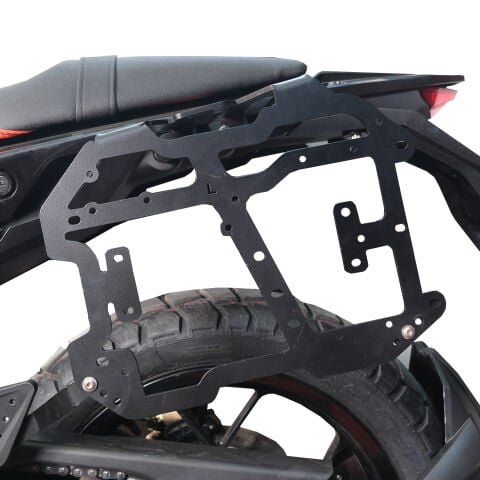 GP Kompozit KTM 390 Adventure X 2025-2026 Uyumlu Yan Çanta Demiri Siyah