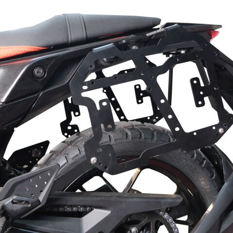 GP Kompozit KTM 390 Adventure X 2025-2026 Uyumlu Yan Çanta Demiri Siyah