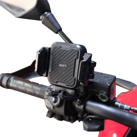 GP Kompozit TTR17 Universal Ayna Bağlantılı Titreşim Modüllü Telefon Tutucu Siyah