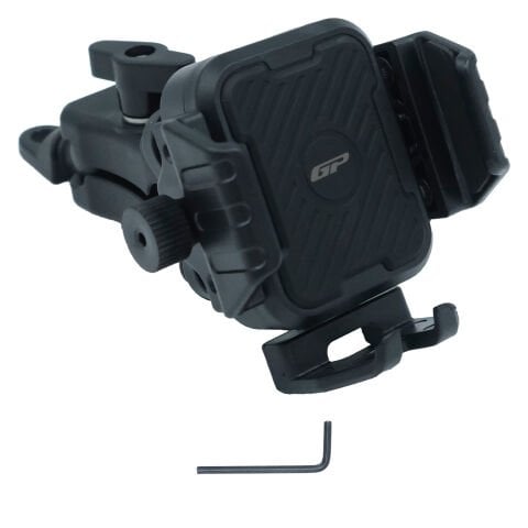 GP Kompozit TTR17 Universal Ayna Bağlantılı Titreşim Modüllü Telefon Tutucu Siyah