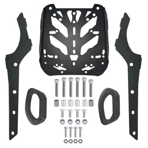 GP Kompozit KTM 390 Adventure X 2025-2026 Uyumlu Arka Çanta Demiri Siyah