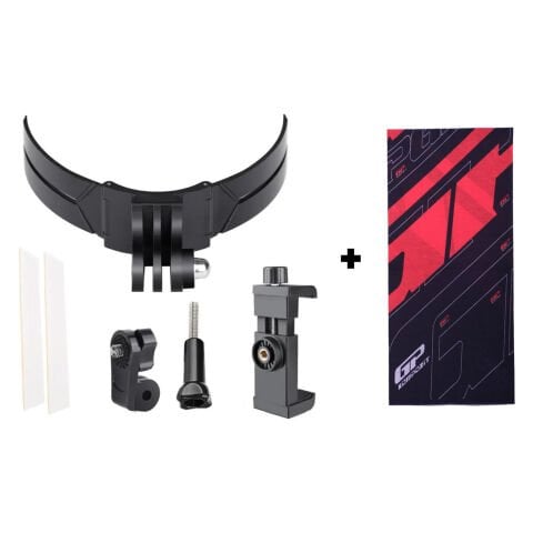 GP Kompozit KBG002 Kask Çene Kamera ve Telefon Tutucu (1 Adet Boyunluk Buff Hediye)