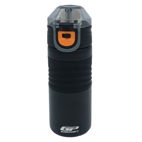 GP Kompozit TRM003 450 ml Çift Cidarlı Vakumlu Paslanmaz Çelik Termos Siyah