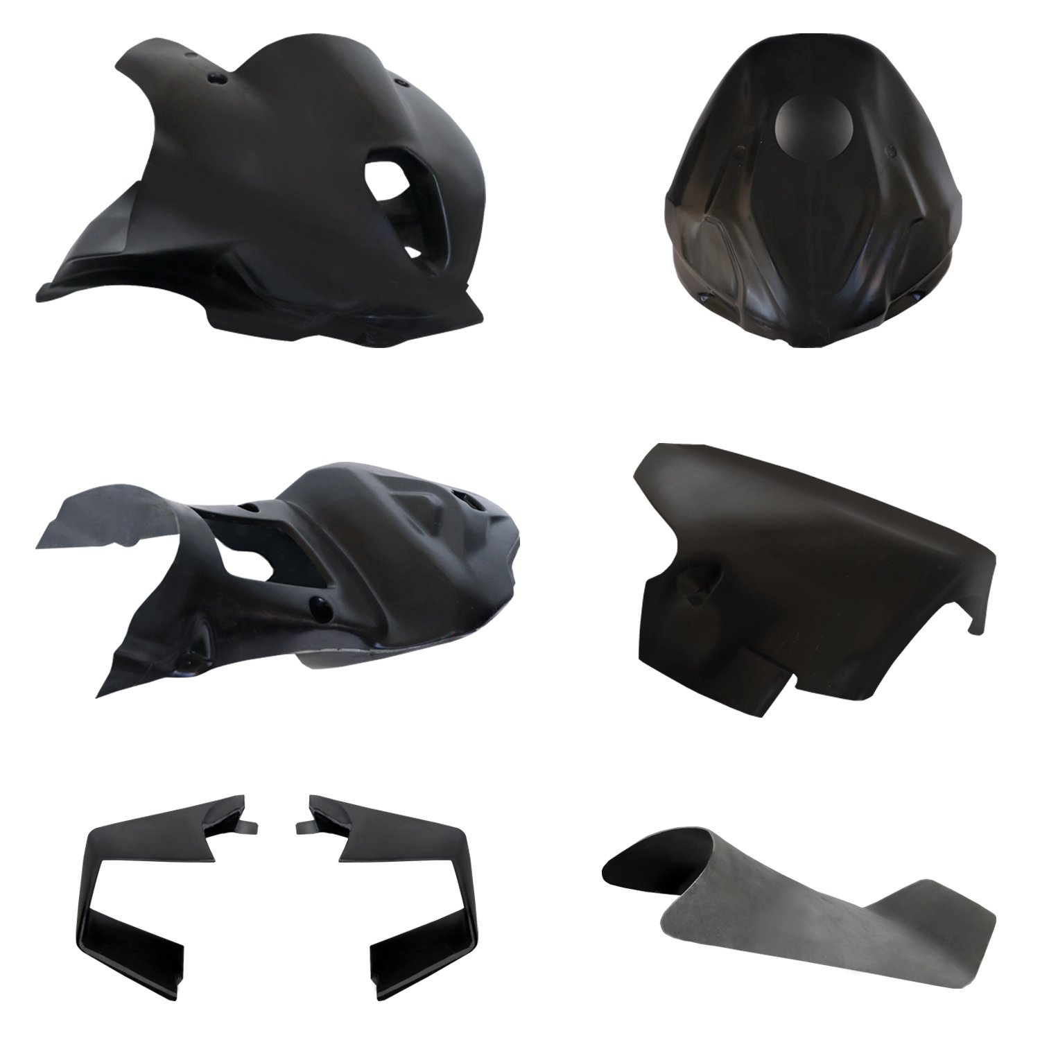 GP Kompozit Set1 BMW M 1000 RR 2022-2024 Uyumlu Yarış Grenajı Siyah