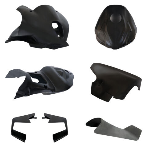 GP Kompozit Set1 BMW M 1000 RR 2022-2026 Uyumlu Yarış Grenajı Siyah