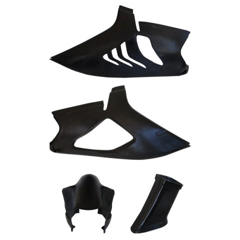 GP Kompozit Set1 BMW M 1000 RR 2022-2026 Uyumlu Yarış Grenajı Siyah