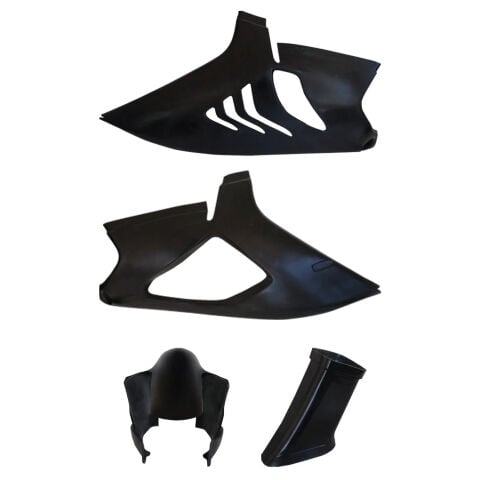 GP Kompozit Set1 BMW M 1000 RR 2022-2026 Uyumlu Yarış Grenajı Siyah