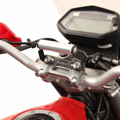 GP Kompozit Hero X-Pulse 200 2020-2024 Uyumlu Telefon / Navigasyon Tutucu Siyah
