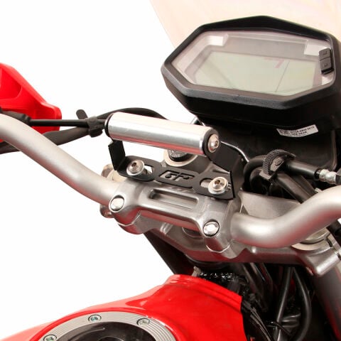 GP Kompozit Hero X-Pulse 200 2020-2024 Uyumlu Telefon / Navigasyon Tutucu Siyah