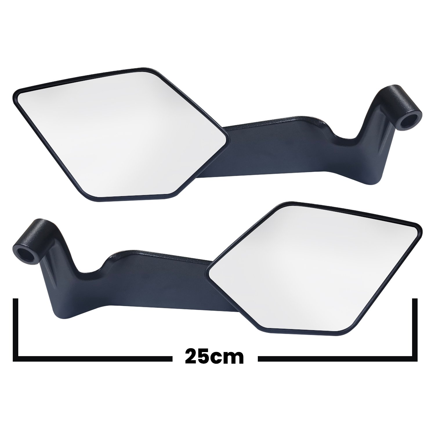 GP Kompozit AYN001 Universal Motosiklet Dikiz Aynası Siyah