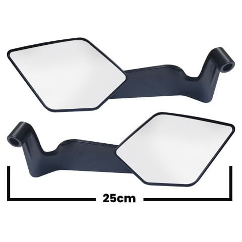 GP Kompozit AYN001 Universal Motosiklet Dikiz Aynası Siyah