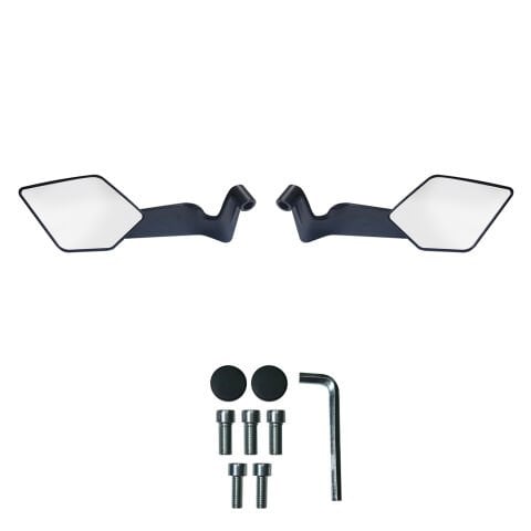 GP Kompozit AYN001 Universal Motosiklet Dikiz Aynası Siyah