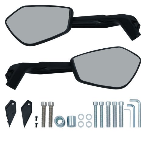 GP Kompozit AYN004 Universal Motosiklet Dikiz Aynası Siyah