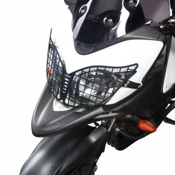GP Kompozit Suzuki V-Strom DL 650 2012-2016 Uyumlu Far Koruma Siyah
