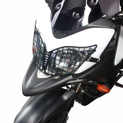 GP Kompozit Suzuki V-Strom DL 650 2012-2016 Uyumlu Far Koruma Siyah