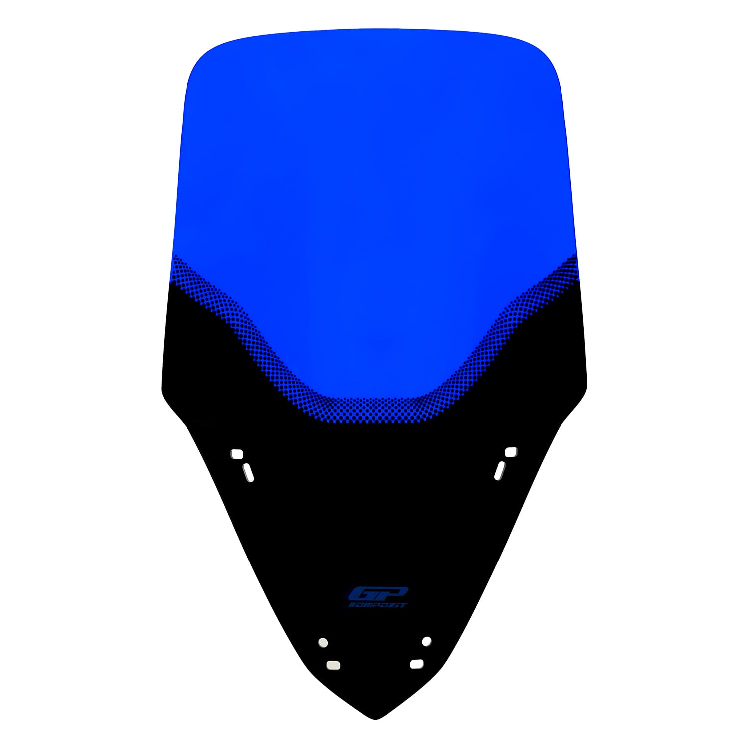 GP Kompozit Yamaha XMAX 250 2024-2026 Uyumlu Baskılı Ön Cam Mavi