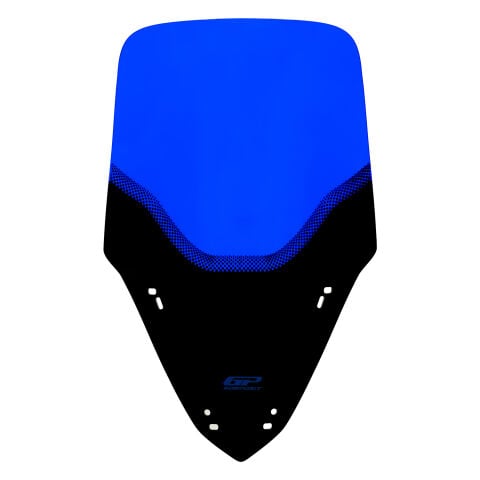 GP Kompozit Yamaha XMAX 250 2024-2026 Uyumlu Baskılı Ön Cam Mavi