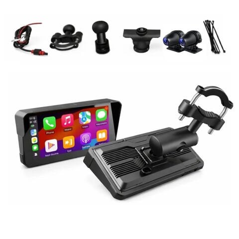 GP VOVEL M-790 6.25” Ekran Ön Arka Kameralı Motosiklet CarPlay Multimedya Navigasyon Sistemi