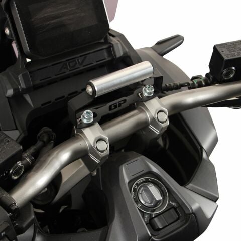 GP Kompozit Honda ADV 350 2023-2026 Uyumlu Telefon / Navigasyon Tutucu Siyah