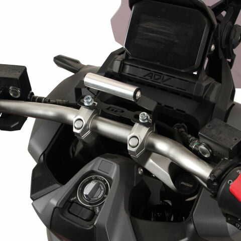 GP Kompozit Honda ADV 350 2023-2026 Uyumlu Telefon / Navigasyon Tutucu Siyah