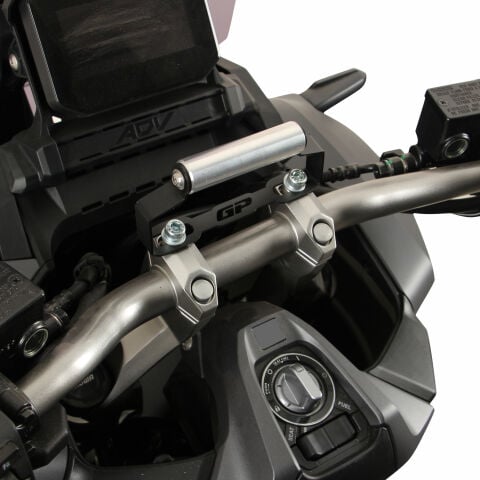 GP Kompozit Honda ADV 350 2023-2026 Uyumlu Telefon / Navigasyon Tutucu Siyah