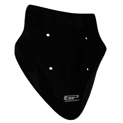 GP Kompozit Mondial 125 Drift L 2018-2026 Uyumlu Spor Ön Cam Siyah