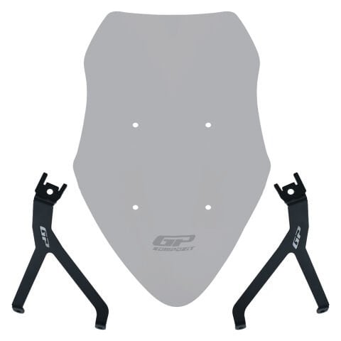 GP Kompozit Mondial 125 Drift L 2018-2026 Uyumlu Ön Tur Camı Füme