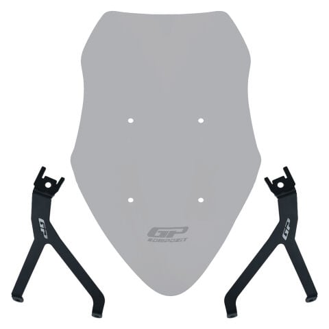 GP Kompozit Mondial 125 Drift L 2018-2026 Uyumlu Ön Tur Camı Füme