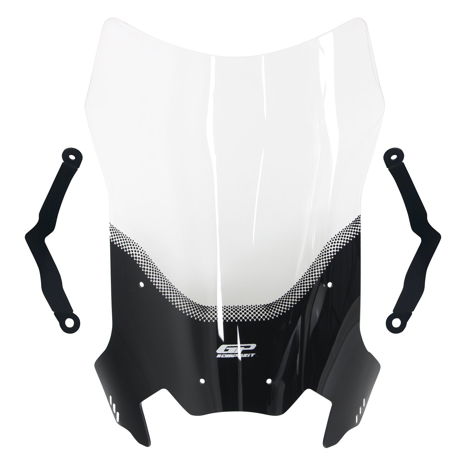 GP Kompozit CF Moto 250 CL-X 2022-2026 Uyumlu Ön Tur Camı Şeffaf