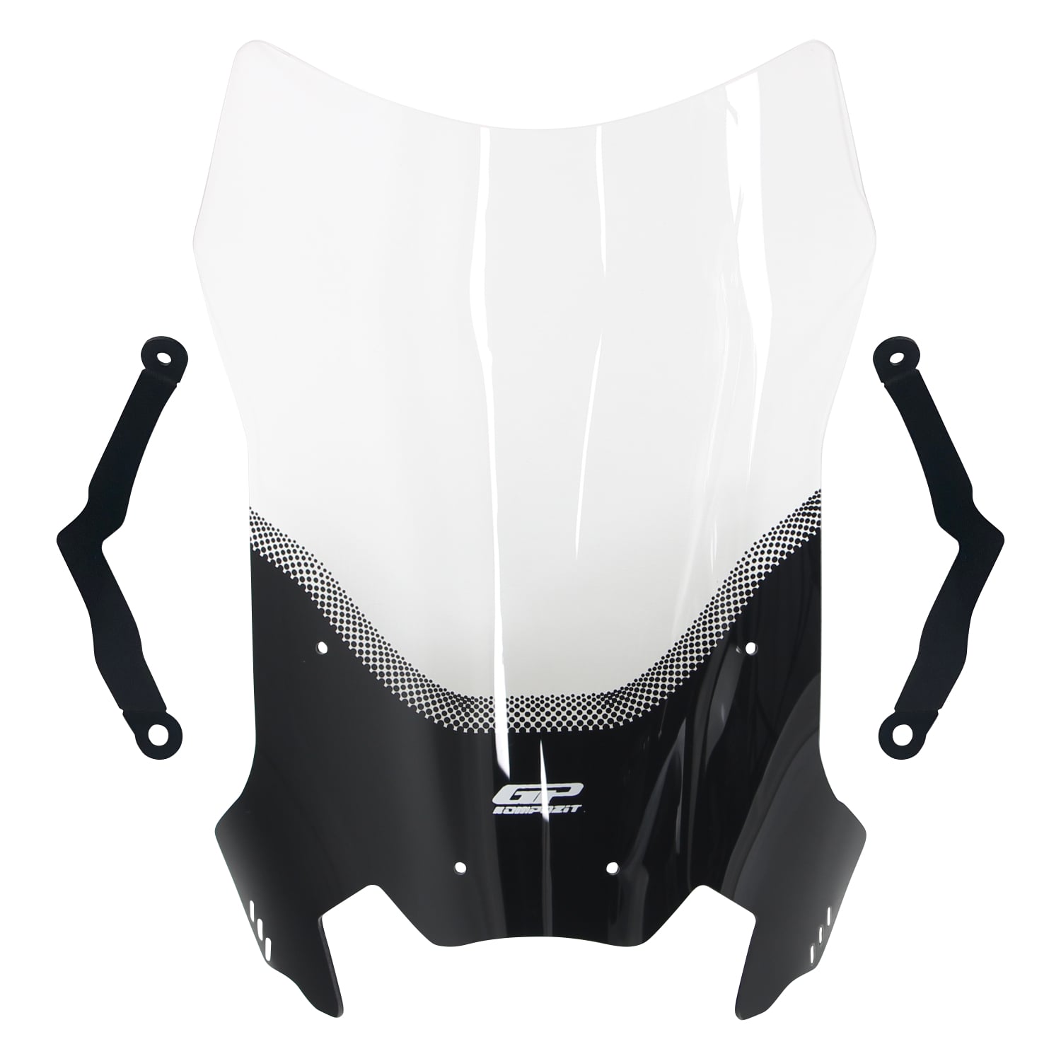 GP Kompozit CF Moto 250 CL-X 2022-2026 Uyumlu Ön Tur Camı Şeffaf 55 cm