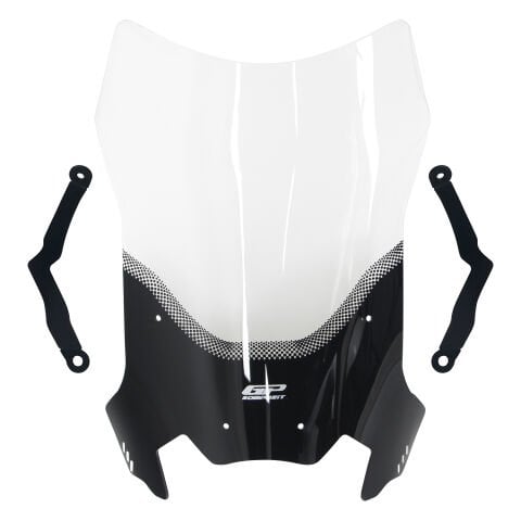GP Kompozit CF Moto 250 CL-X 2022-2026 Uyumlu Ön Tur Camı Şeffaf