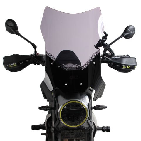 GP Kompozit CF Moto 250 CL-X 2022-2026 Uyumlu Ön Tur Camı Şeffaf 55 cm