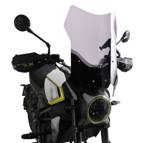 GP Kompozit CF Moto 250 CL-X 2022-2026 Uyumlu Ön Tur Camı Şeffaf 55 cm