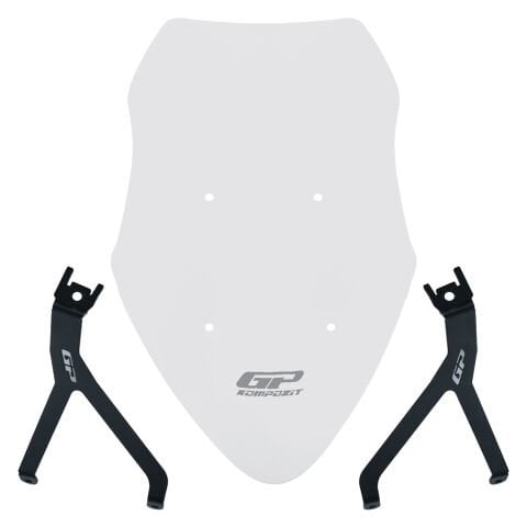 GP Kompozit Mondial 125 Drift L 2018-2026 Uyumlu Ön Tur Camı Şeffaf