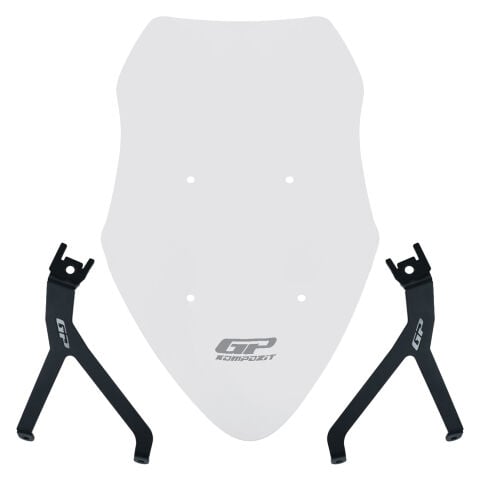 GP Kompozit Mondial 125 Drift L 2018-2026 Uyumlu Ön Tur Camı Şeffaf