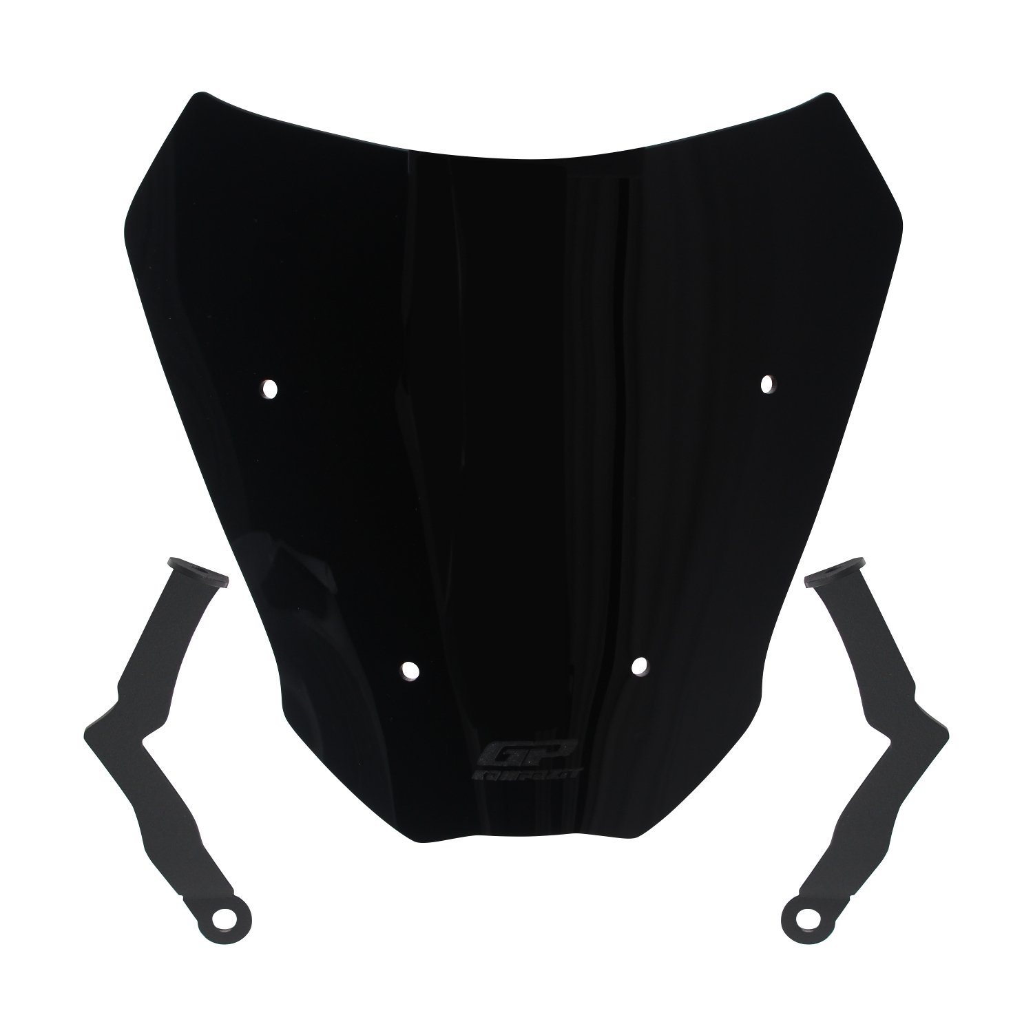 GP Kompozit CF Moto 250 CL-X 2022-2026 Uyumlu Kısa Ön Cam Siyah