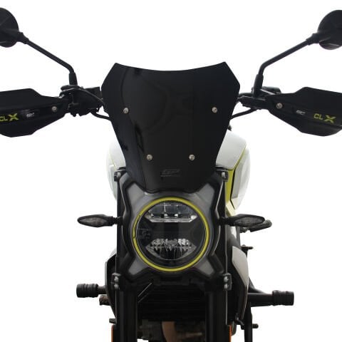 GP Kompozit CF Moto 250 CL-X 2022-2026 Uyumlu Kısa Ön Cam Siyah