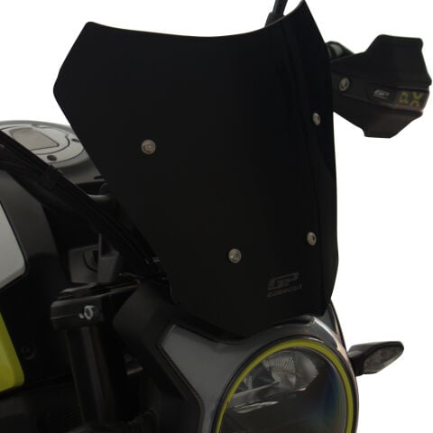 GP Kompozit CF Moto 250 CL-X 2022-2026 Uyumlu Kısa Ön Cam Siyah