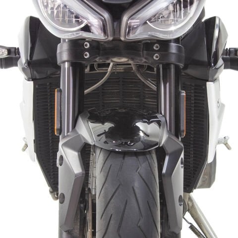 GP Kompozit Triumph Street Triple 2017-2024 Uyumlu Radyatör Koruma Siyah
