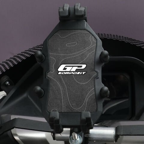 GP Kompozit TTR06 Universal Gidon Bağlantılı Titreşim Modüllü Telefon Tutucu Siyah-Beyaz