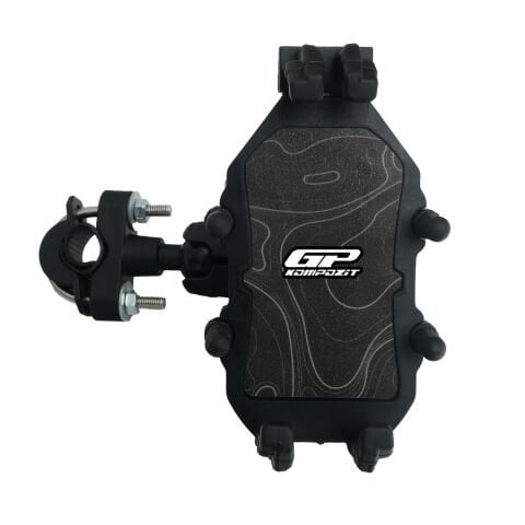 GP Kompozit TTR06 Universal Gidon Bağlantılı Titreşim Modüllü Telefon Tutucu Siyah-Beyaz