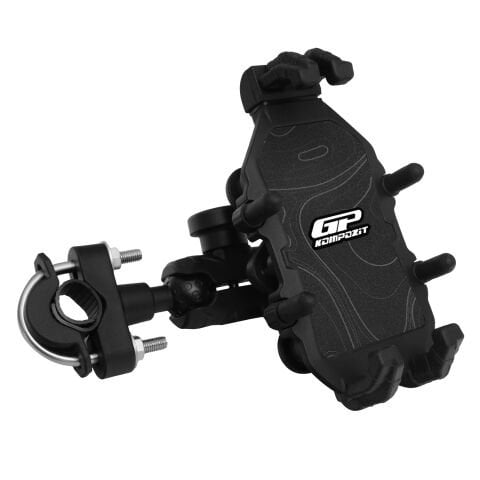 GP Kompozit TTR06 Universal Gidon Bağlantılı Titreşim Modüllü Telefon Tutucu Siyah-Beyaz