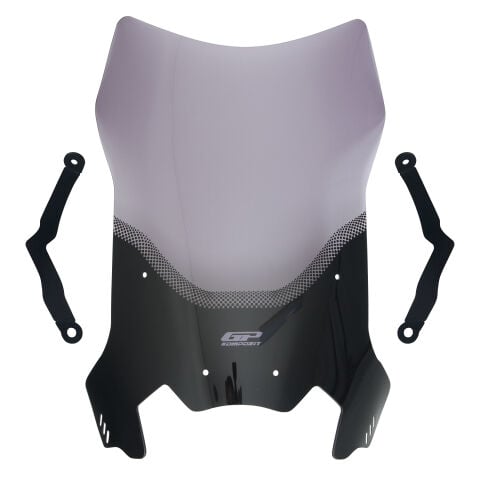 GP Kompozit CF Moto 250 CL-X 2022-2026 Uyumlu Ön Tur Camı Füme