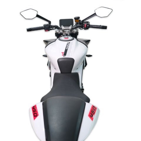 GP Kompozit CF Moto 450 NK 2024-2026 Uyumlu Tank Pad Beyaz